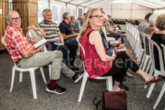Grindsted Festuge - Fællessang i teltet på Nørretorv 28-08-2017