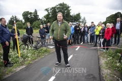 Indvielse af cykelsti fra Loft til Eg den 22. juni 2018