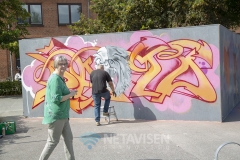 Grindsted Festuge - Street art ved Nordre Skole - 1. september 2018