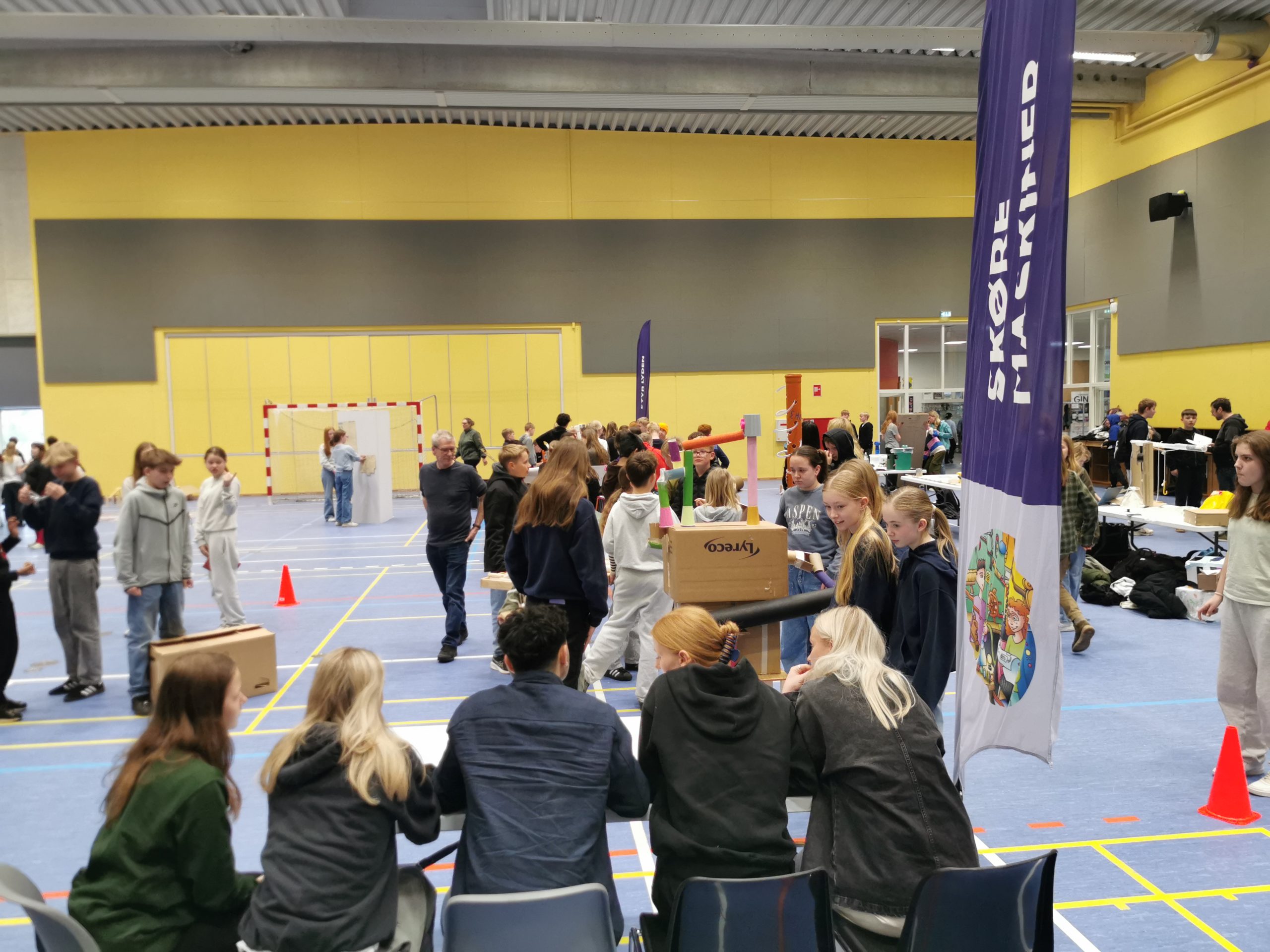 400 elever fra Billund Kommunes 5. og 6. klasser var til Naturfagsmaraton i Vorbasse Fritidscenter