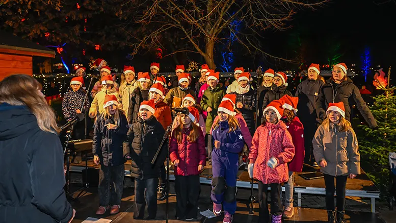 Juletræet i LEGOLAND blev tændt