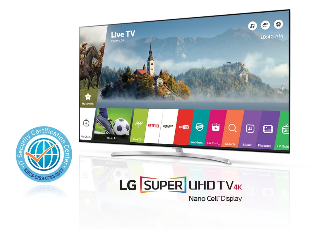 LG’s webOS 3.5 smart TV platform was recognized with a Common Criteria (CC) certification for its enhanced Application Security Solution Version 1.0