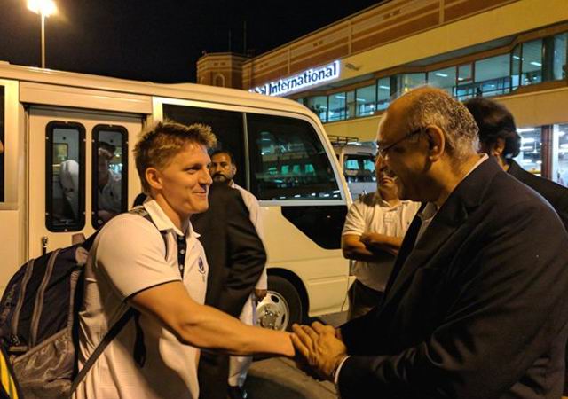 Cricket stars of World XI Arrive in Pakistan