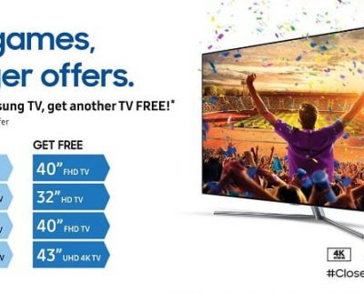 Closer Than Ever to the Action with Samsung TVs