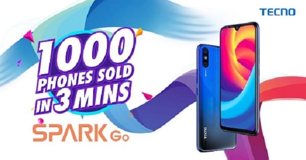 Tecno Spark Go makes record breaking sales on the first day of its release!
