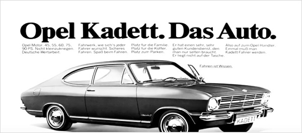 Opel Kadett. Das Auto.