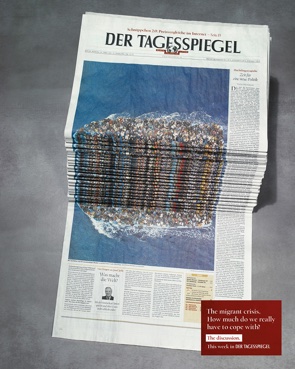 Tagesspiegel Anzeige Flüchtlingskrise