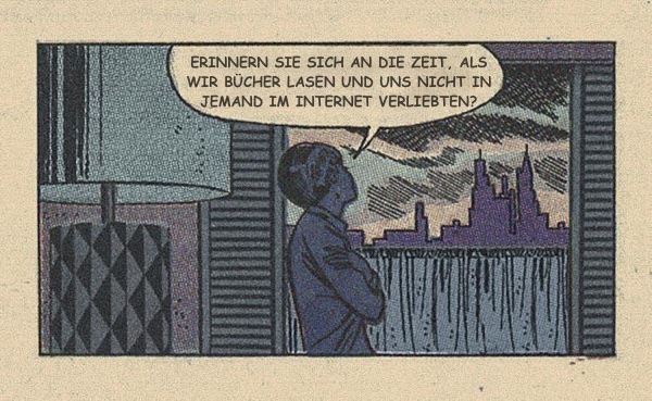 Erinnern Sie sich an die zeit, als wir Bücher lasen und uns nicht in jemanden im Internet verliebten?