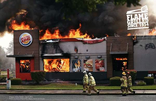 Auf offener Flamme gegrillt seit 1954