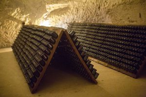 Le suggestive cantine Taittinger (Photo Victor Grigas)