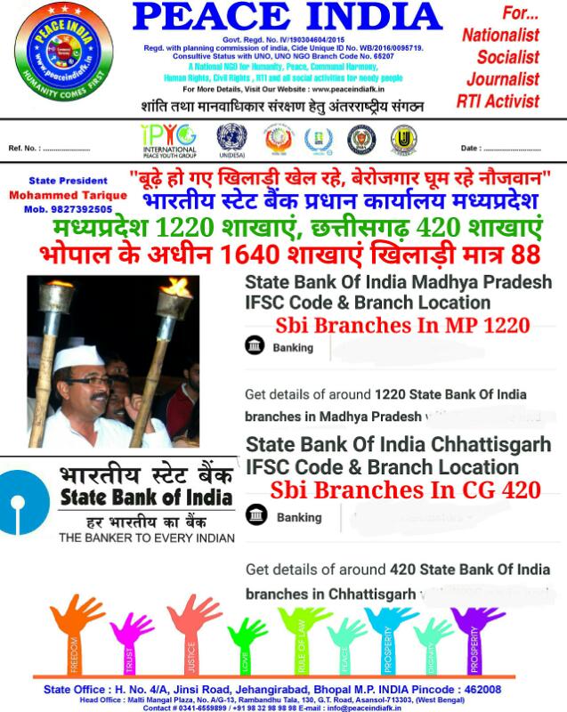 विश्व की सबसे बड़ी बैंकों में शामिल SBI में बड़ी नाइंसाफी ! मैदान-खेल सामग्री मिलती रही मुफ्त, कौन लगाए आवाज : मो. तारिक     | New India Times