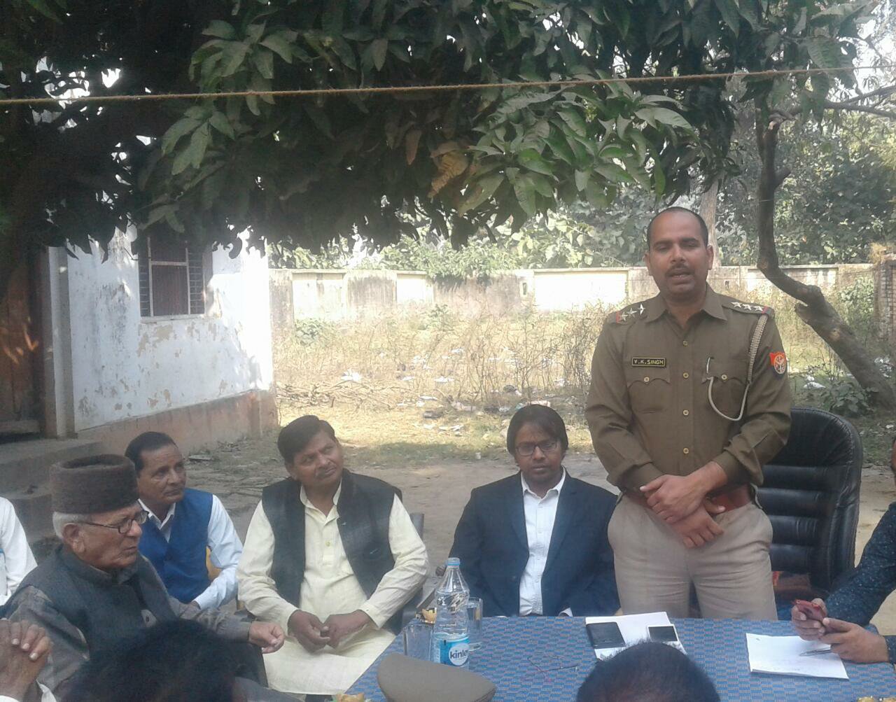 बारह वफात के मद्देनजर कस्बा खीरी पुलिस चौकी में हुई पीस कमेटी की बैठक | New India Times