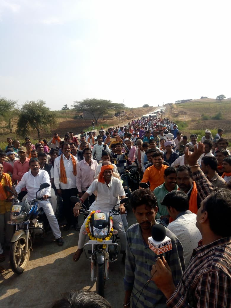 निर्दलीय प्रत्याशी दिलीप कटारा भी नहीं पड रहे हैं किसी से कम, खवासा में निकाली विशाल वाहन रैली | New India Times