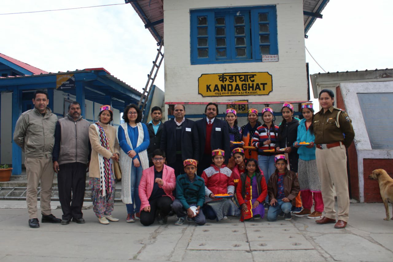 हिमाचल के काण्डा घाट रेल्वे स्टेशन पर मनाया गया नव वर्ष | New India Times