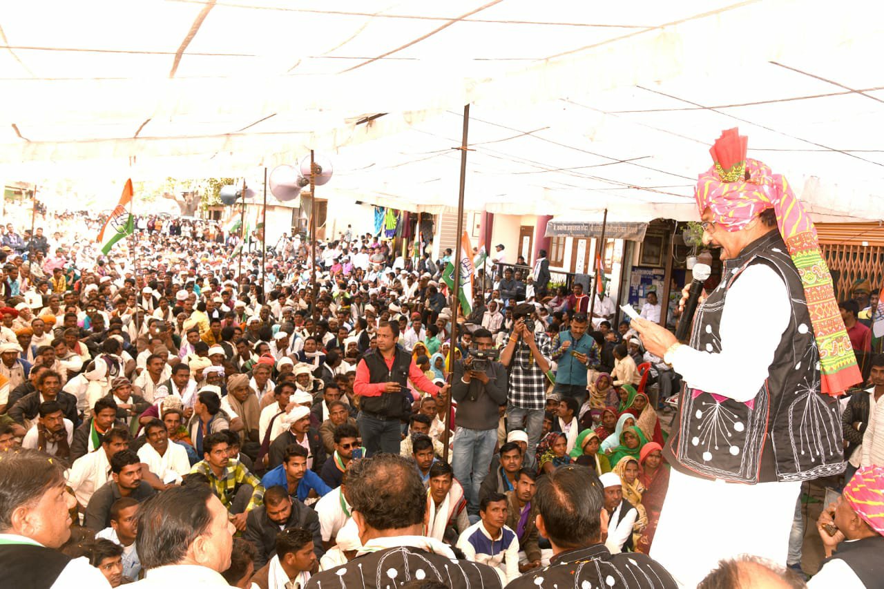 झाबुआ जिला के थांदला नगर में कांग्रेस की आभार रैली में उमड़ा जन सैलाब | New India Times