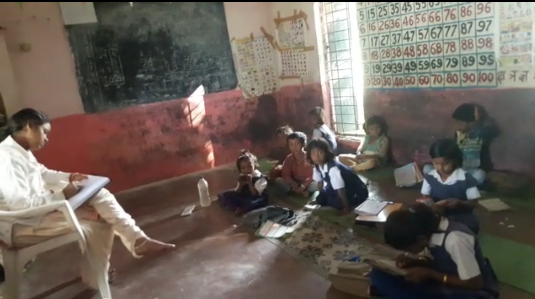प्राथमिक शाला करोंदयाई के जर्जर भवन में शिक्षा लेने को मजबूर हैं बच्चे | New India Times