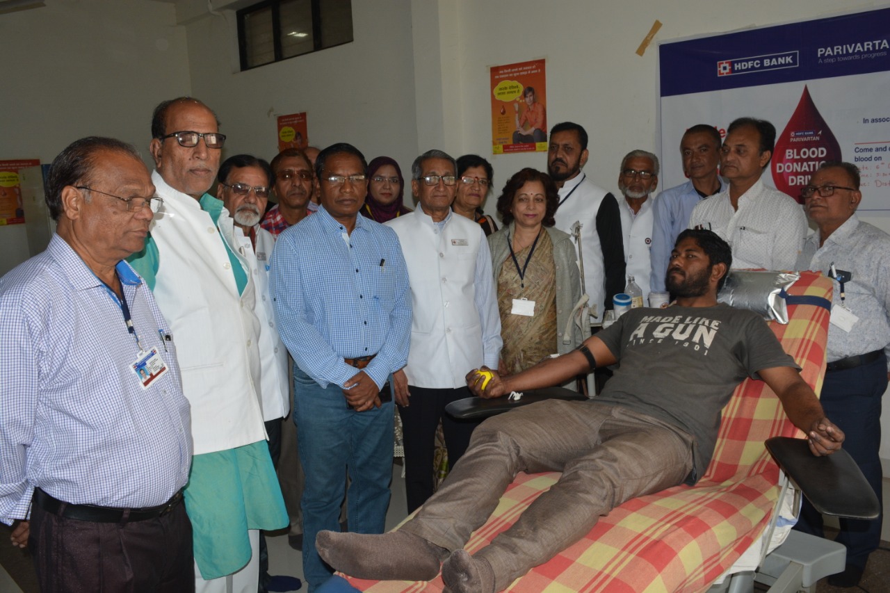 भारतीय रेडक्रास सोसायटी द्वारा हुआ रक्तदान शिविर का आयोजन | New India Times