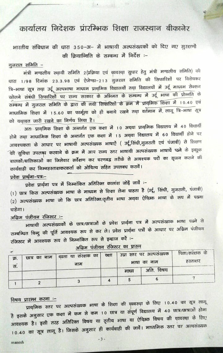 राजस्थान की गहलोत सरकार का अल्पसंख्यक विरोधी चेहरा एक दफा फिर हुआ बेनकाब, मुख्यमंत्री गहलोत व शिक्षा मंत्री डोटासरा के प्रति 2 सितम्बर 2020 के आदेश से अल्पसंख्यकों में भारी आक्रोश | New India Times