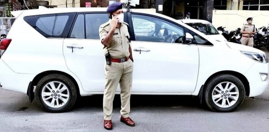 ग्वालियर उपचुनाव की तैयारियों व सुरक्षा व्यवस्था को लेकर पुलिस ने शहर में किया फ्लैग मार्च | New India Times