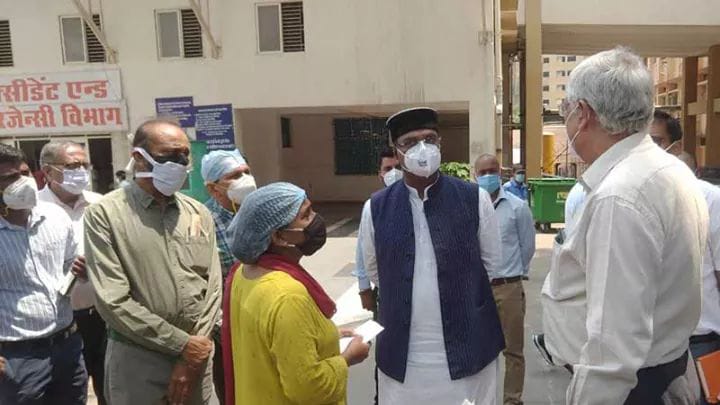 चिकित्सा शिक्षा मंत्री विश्वास कैलाश सारंग ने हमीदिया हॉस्पिटल का किया औचक निरक्षण | New India Times