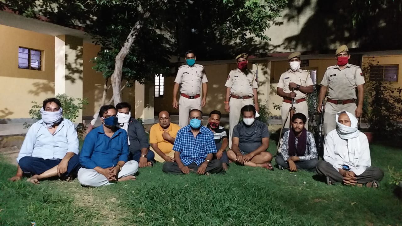 पुलिस अधीक्षक एसपी केसर सिंह शेखावत के निर्देश पर जुआरियों व सट्टेबाजों पर पुलिस ने कसा शिकंजा, जिले में सट्टेबाजों के खिलाफ की जा रही है कार्रवाई | New India Times