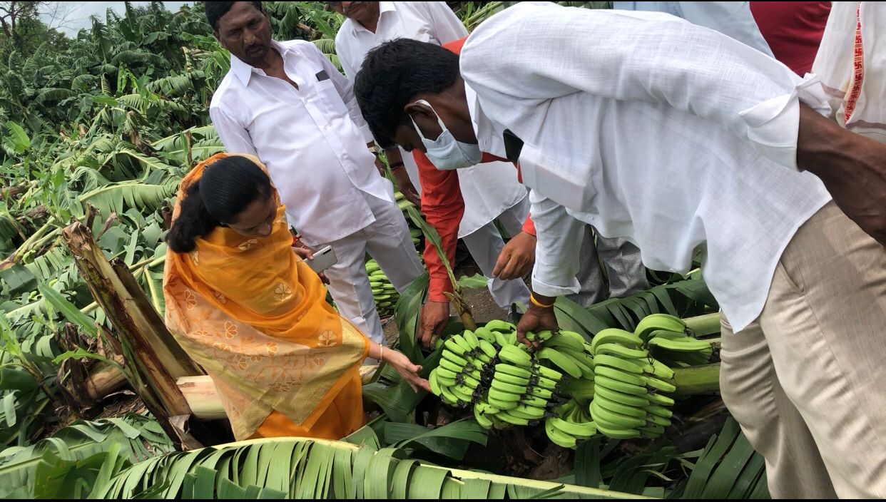 जामनेर तहसील में बाढ़ और चक्रावात के बाद नेताओं के दौरों की आंधी: फ्रेम की जा रही है मंत्रियों की विजिट | New India Times