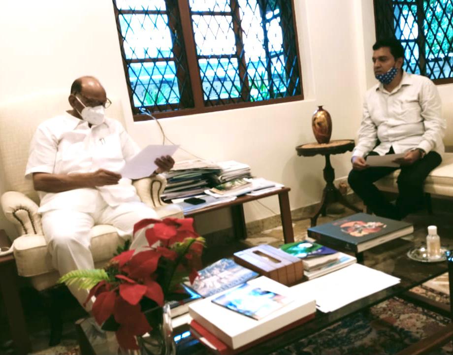 एनसीपी सुप्रिमो शरद पवार से मिले पूर्व राज्यमंत्री डॉ आसिफ शेख, पार्टी को मजबूत करने व मनपा चुनाव को लेकर हुई चर्चा | New India Times