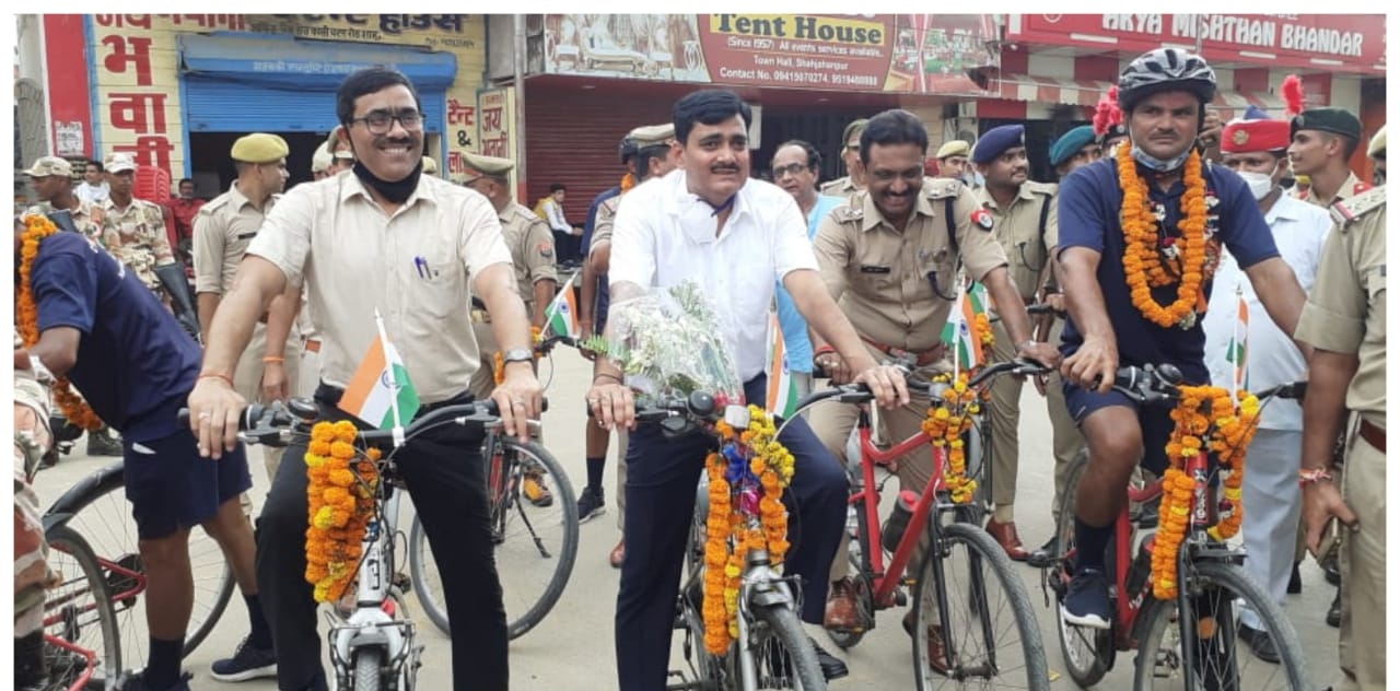 चौरी-चौरा शताब्दी महोत्सव के अन्तर्गत आईटीबीपी जवानों ने निकाली साइकिल रैली | New India Times