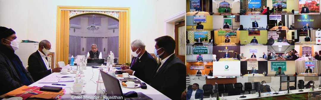 मुख्यमंत्री गहलोत ने वीडियो कांफ्रेस के जरिये एसीबी के अधिकारियों से वार्ता कर की समीक्षा | New India Times
