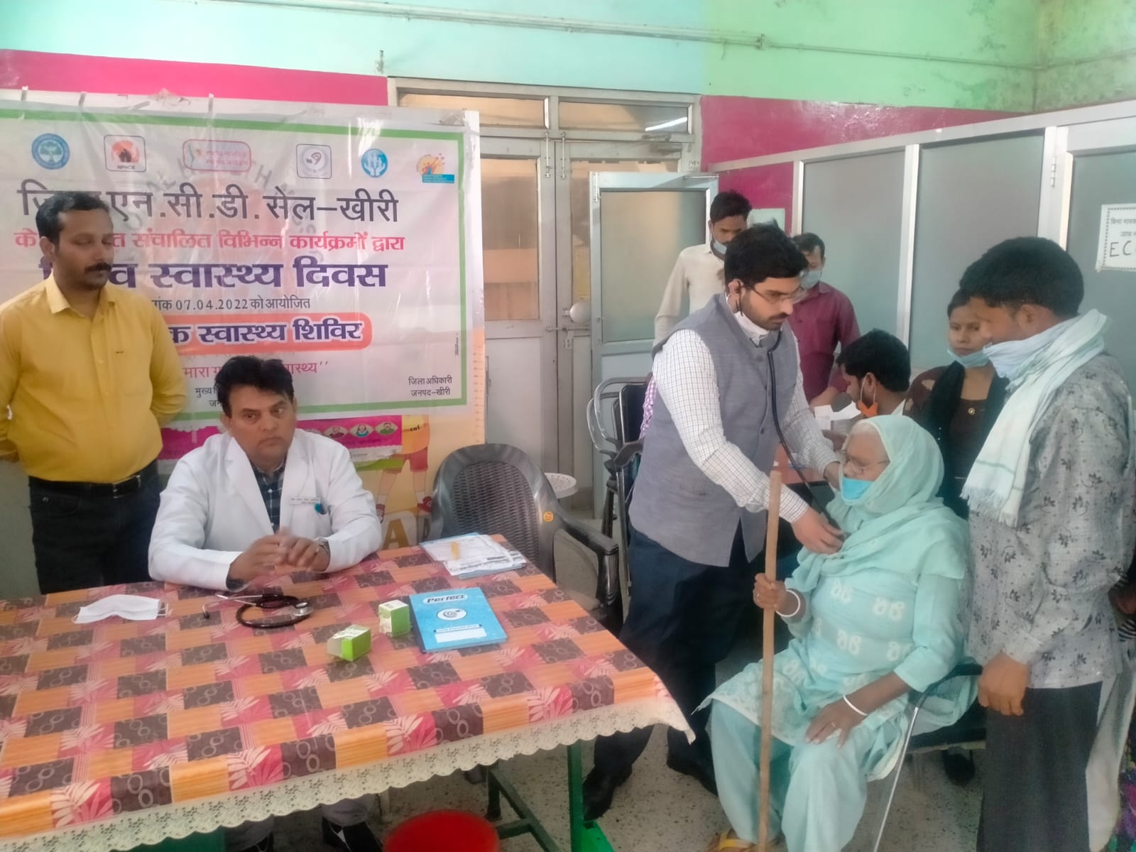 विश्व स्वास्थ्य दिवस के अवसर पर जिले भर में आयोजित कैम्पों में 1600 से अधिक लोगों की हुई जांच | New India Times