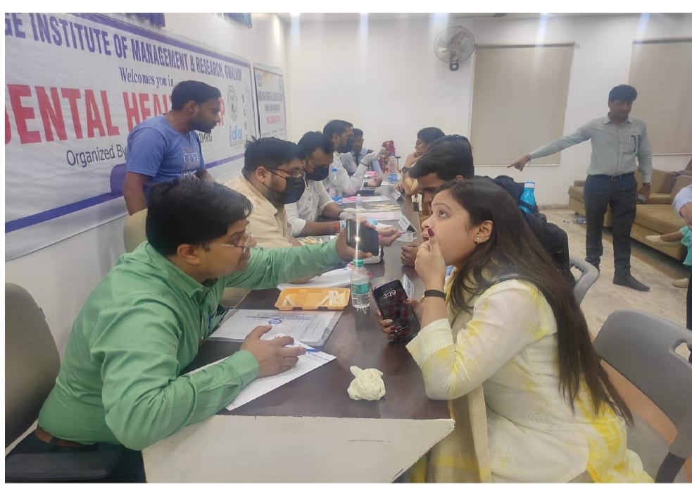 स्टीज प्रबंधन एवं शोध संस्थान ग्वालियर में डेंटल स्वास्थ्य जांच शिविर का हुआ आयोजन | New India Times