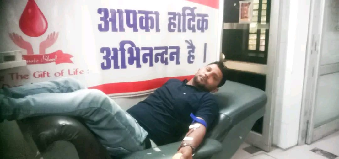 बाड़ी मुस्लिम ब्लड फाउंडेशन के सचिव मुस्तकीम ने रक्तदान कर बचाई दो ज़िन्दगी | New India Times