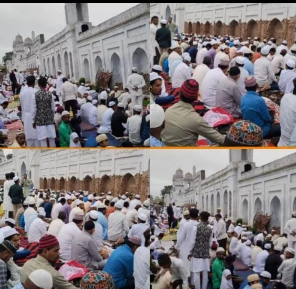 बुरहानपुर एवं उपनगर लालबाग की 26 मस्जिदों और 3 ईदगाहों में अदा की गई ईद-उल-अज़हा की नमाज़ | New India Times