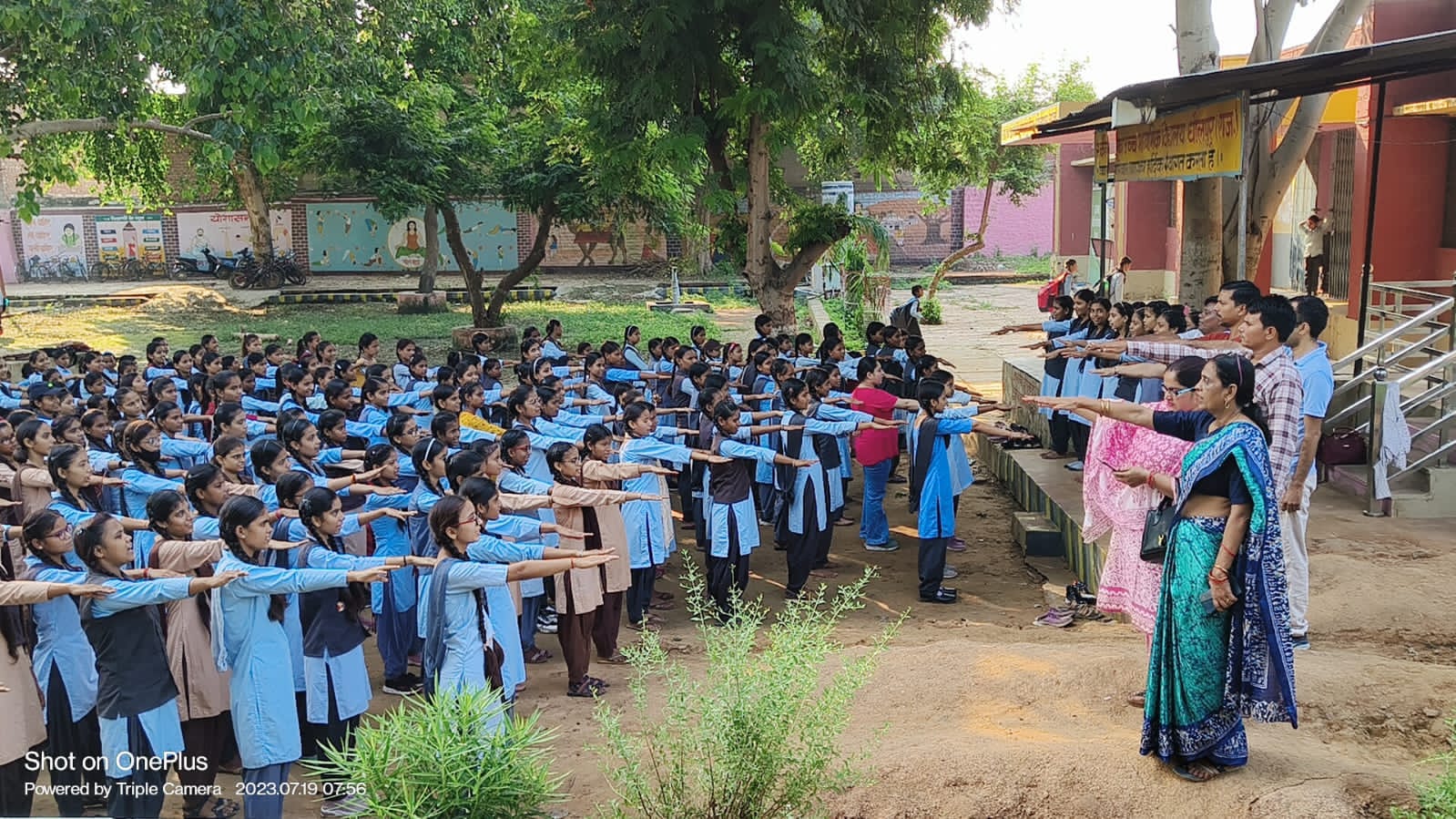 टोबैको फ्री यूथ कैंपेन के तहत बालिका विद्यालय धौलपुर में कार्मिकों एवं विद्यार्थियों को तंबाकू सेवन ना करने की दिलाई शपथ | New India Times