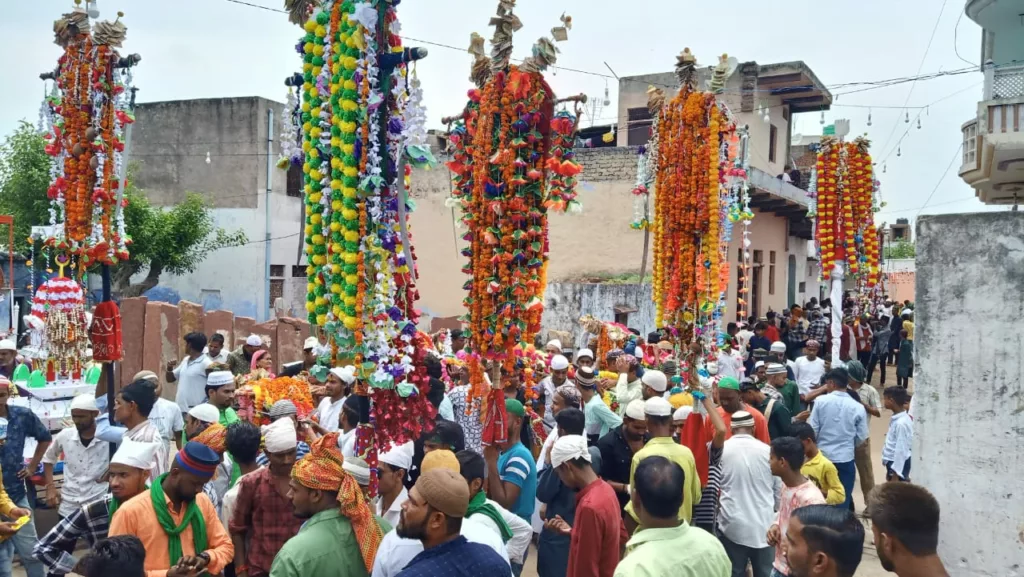 धौलपुर जिले में मातमी धुनों के साथ कर्बला में ताजिए सुपुर्द ए खाक किए गए | New India Times