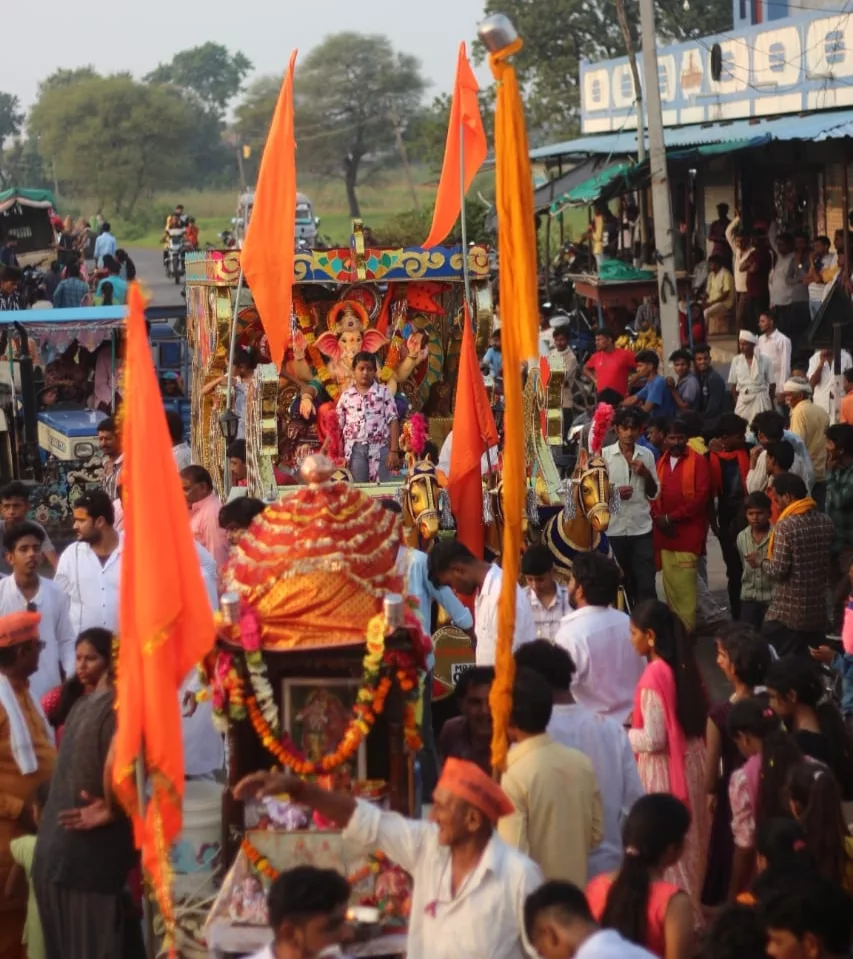 डोल ग्यारस के दिन ऐतिहासिक भव्य जुलूस के साथ गणेश जी की प्रतिमा का भी किया गया विसर्जन | New India Times