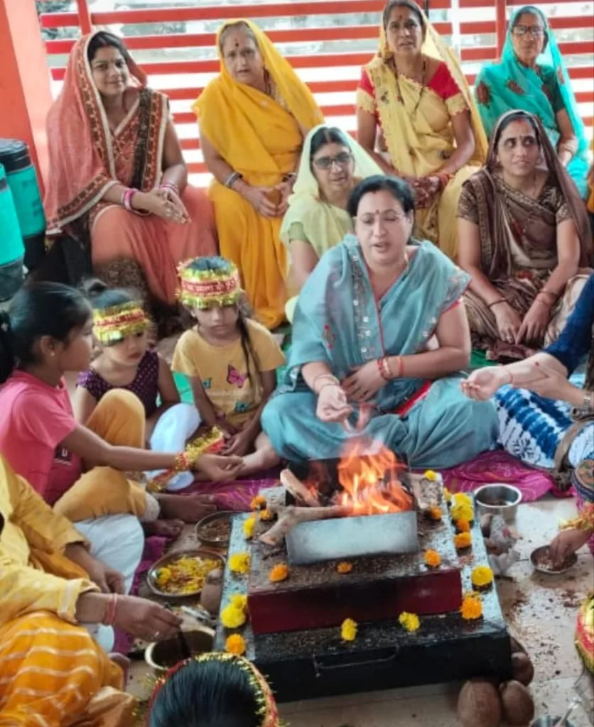 प्रज्ञा महिला मंडल द्वारा नौ दिवसीय हवन जाप की गई पूर्ण | New India Times