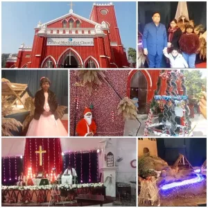 शाहजहांपुर में धूमधाम से मनाया गया क्रिसमस का त्योहार | New India Times