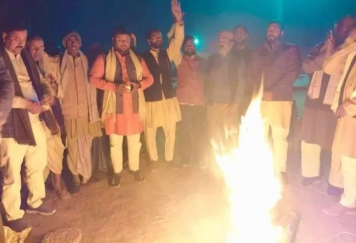 भाजपा जिलाध्यक्ष बृजेश पाण्डेय ने कतर्नियाघाट जंगल क्षेत्र में किया प्रवास | New India Times