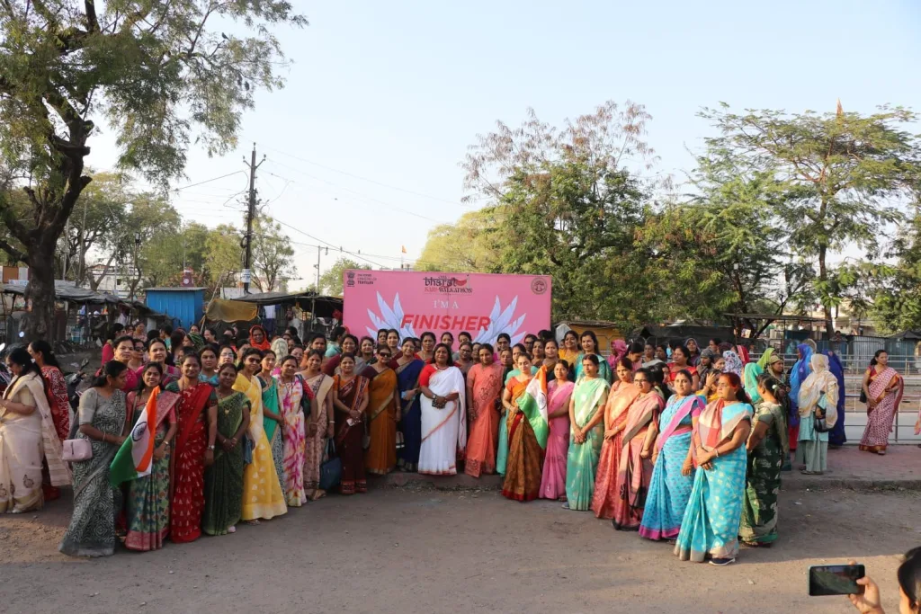 अंतराष्ट्रीय महिला दिवस के पूर्व संध्या पर जिला प्रशास द्वारा “साड़ी वाँकथॉन” का किया गया आयोजन | New India Times
