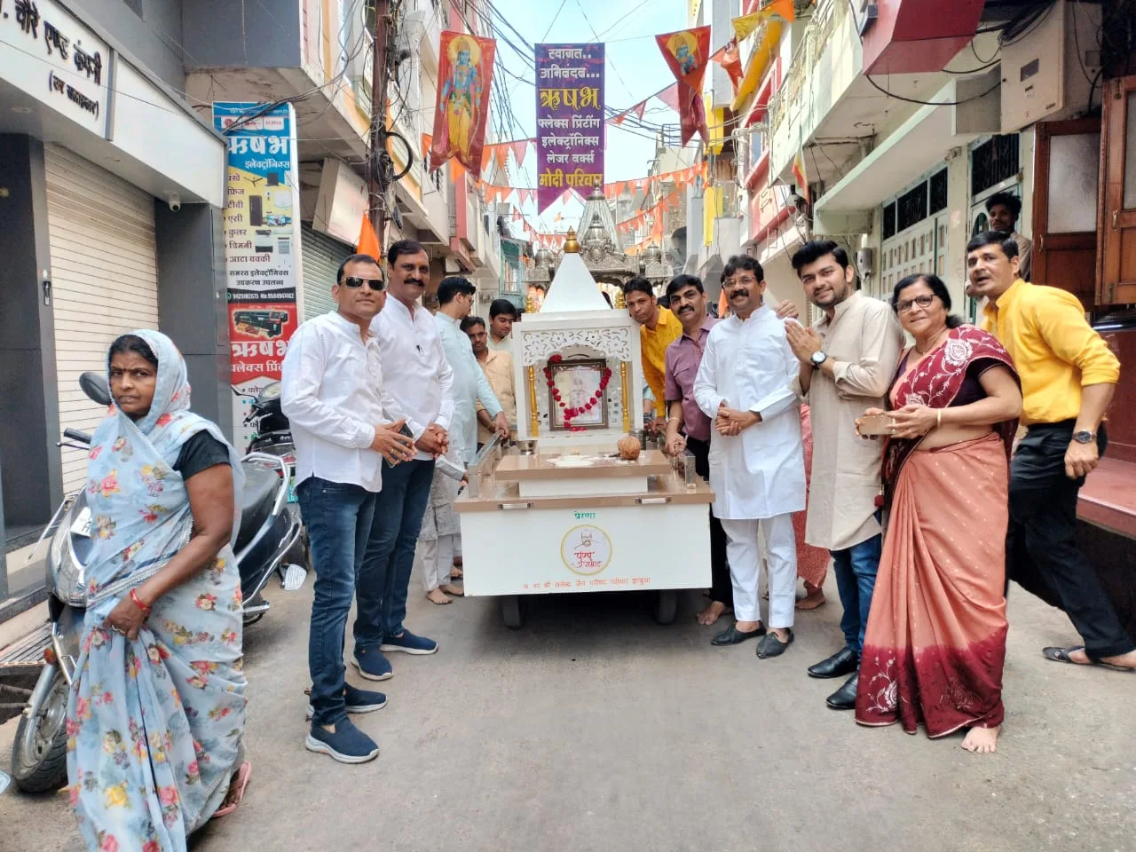 आदिनाथ जन्म जयंती एवं दीक्षा कल्याणक पर प्रभुजी की शोभा यात्रा निकली शहर में | New India Times