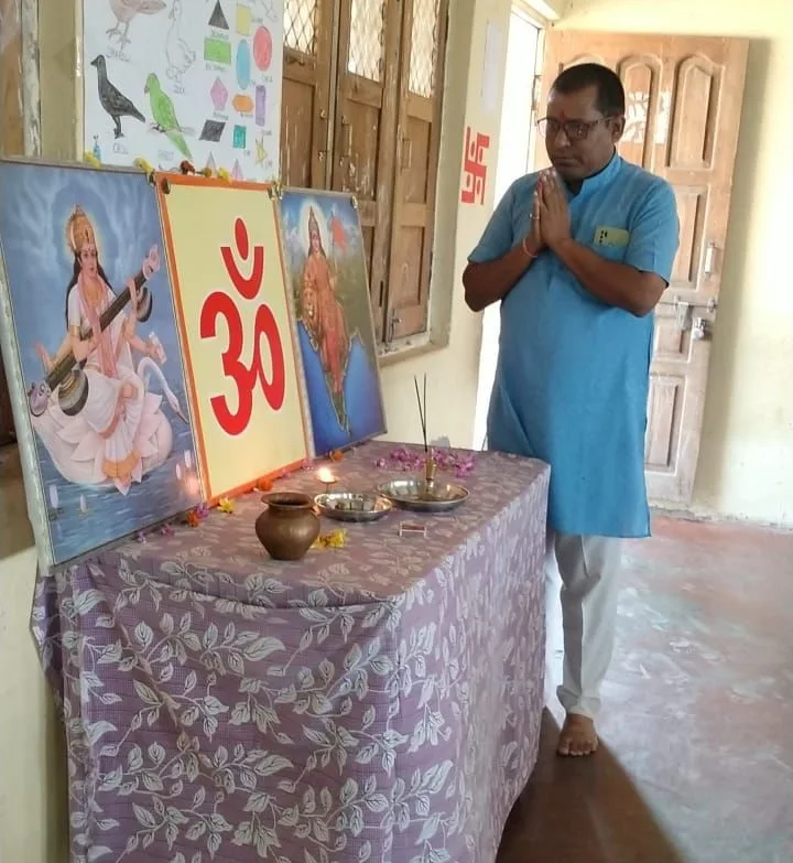 मेघनगर सरस्वती शिशु मंदिर में मनाया गया नववर्ष | New India Times