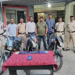 भोपाल पुलिस ने शातिर वाहन व मोबाइल चोरों को किया गिरफ्तार