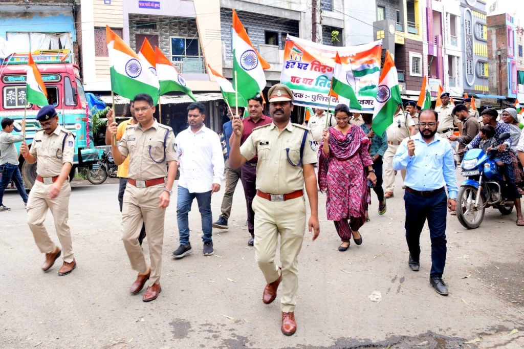 मेघनगर में निकाली गई तिरंगा रैली, हर-घर तिरंगा लहराने की शपथ एडिशनल एसपी ने दिलाई | New India Times