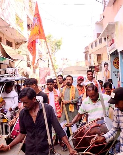 धार्मिक रामलीला खेकड़ा ने निकाली रामध्वज यात्रा | New India Times