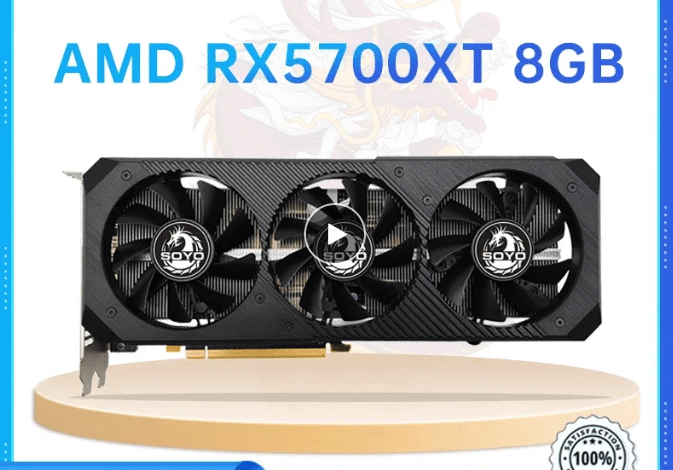 سويو AMD RX5700XT 8G بطاقة جرافيكس GDDR6 ذاكرة الفيديو PCIE16x4.0 256 بت 8pin + 8pin بطاقة الألعاب HDMI كمبيوتر مكتبي