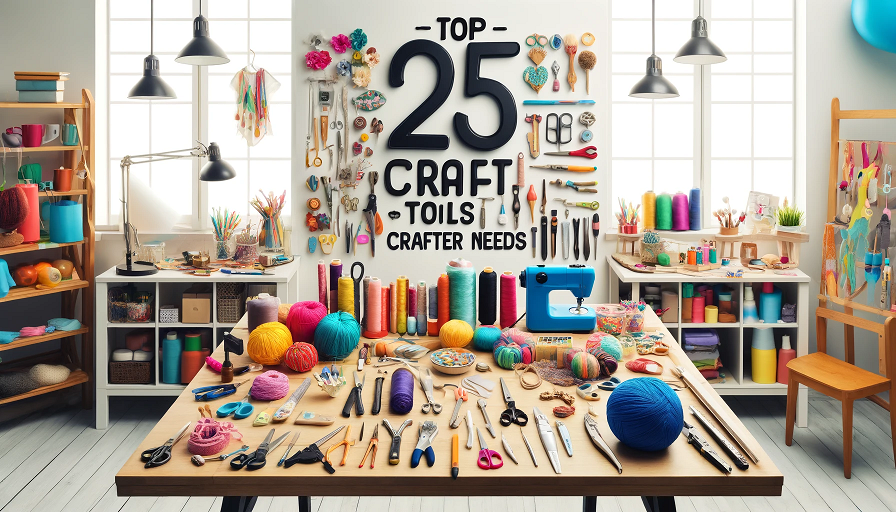 Top 25 Craft Tools Every Crafter Needs