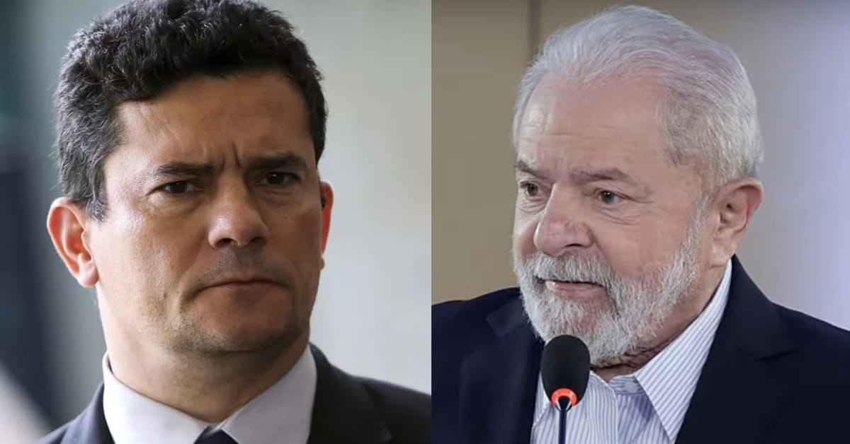 Sergio Moro e Lula - Foto Reprodução do Twitter