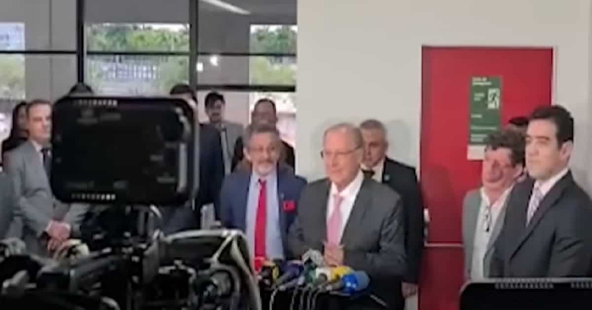 ALCKMIN COMENTA ENCONTRO COM BOLSONARO - FOTO YOUTUBE