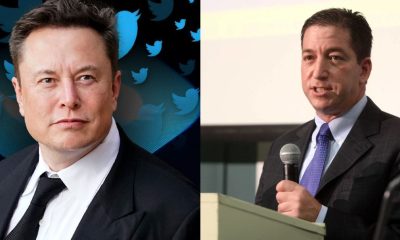 Elon Musk e Glenn Greenwald - Foto Reprodução do Twitter